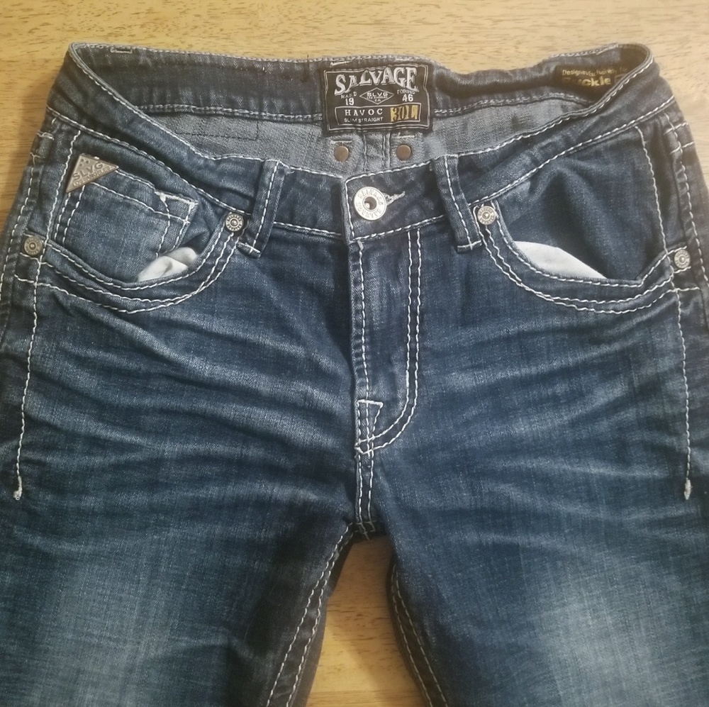 Salvage Havoc Slim Straight Jeans Mens 30L